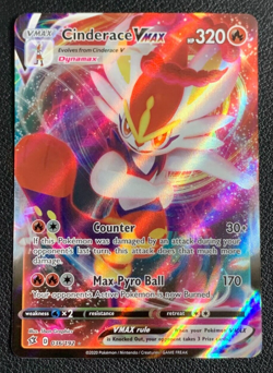 Cinderace VMAX 036/192 Rebel Clash Ultra Rare Pokemon TCG Card NM - Image 1