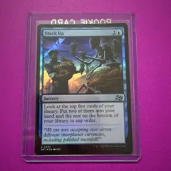 Stock Up - (Foil) N/M - Aetherdrift - MTG Magic The Gathering Card - Image 1