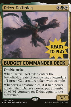 Drizzt Commander Deck - 100 Cards, Sleeves, READY TO PLAY!! Selesnya Colors! - Image 1