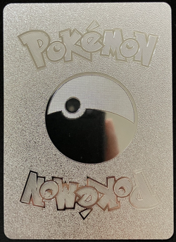 Rayquaza Vmax Rainbow Silver Foil Textured Display Card - Image 3