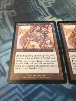 MTG 2X Powder Keg Urza's Destiny ( 1X EX/LP+ & 1X EX/LP- ) - Image 4
