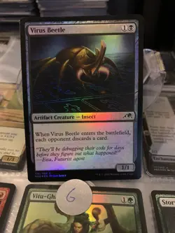 Virus Beetle - foil - Kamigawa: Neon Dynasty - Common - 128 - Image 3