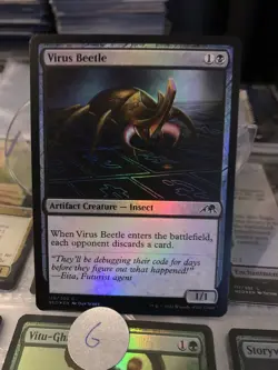 Virus Beetle - foil - Kamigawa: Neon Dynasty - Common - 128 - Image 5