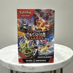 Obsidian Flames Booster Bundle 6 Packs Scarlet & Violet Pokemon TCG *SEALED/NEW* - Image 1