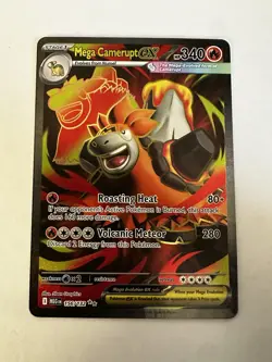 Pokemon TCG Mega Evolution Mega Camerupt EX 156/132 Ultra Rare - Image 1