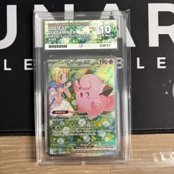 Pokemon TCG: Lillie's Clefairy EX 184/159 SIR - Journey Together ACE 10 Gem Mint - Image 1