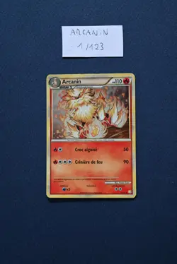 Arcanin Holo Rare - HeartGold and SoulSilver (2010) - 1/123 - Carte Pokemon FR - Image 3