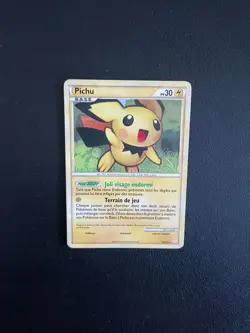Carte Pokemon Pichu 28/123 Rare HeartGold SoulSilver FR - Image 1