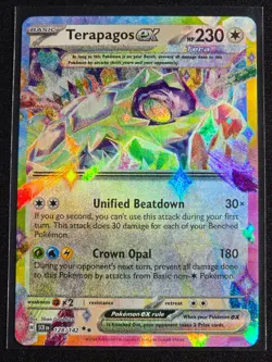Terapagos ex 128/142 (Double Rare) Stellar Crown Near Mint Pokemon TCG - Image 1