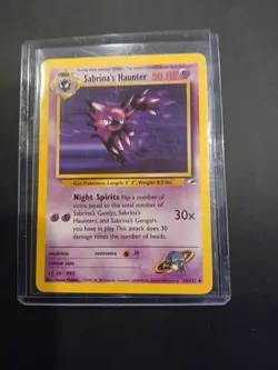1999-2000 Pokemon TCG Sabrina's Haunter 58/132 Gym Heroes Unlimited - Image 4