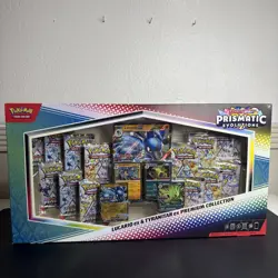 New Sealed Pokemon Prismatic Lucario Ex & Tyranitar Ex Premium Collection - Image 1
