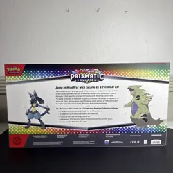 New Sealed Pokemon Prismatic Lucario Ex & Tyranitar Ex Premium Collection - Image 2