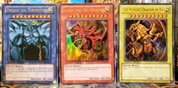 Obelisk the Tormentor + Slifer the Sky Dragon + Winged Dragon of Ra LC01 NM-/M - Image 1