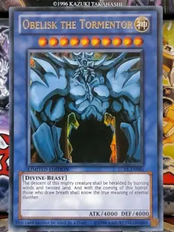 Obelisk the Tormentor + Slifer the Sky Dragon + Winged Dragon of Ra LC01 NM-/M - Image 2