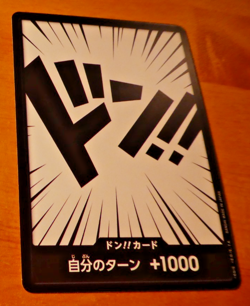 ONE PIECE JAPANESE CARD PROMO GAME CARTE ST01 DON MINT - Image 1