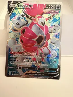 Hoopa V Full Art Ultra Rare Holo 253/264 Pokemon Fusion Strike TCG NM/ Mint Card - Image 1