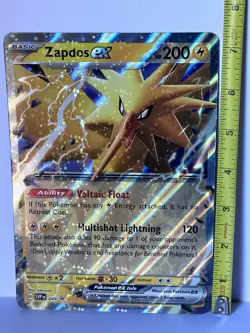 Pokemon 151 - Zapdos ex (SVP 049) Black Star Promo - JUMBO Card - Image 2