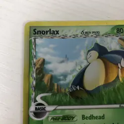 Snorlax Delta Species Dragon Frontiers 10/101 Holo Pokemon Trading Card LP - Image 2