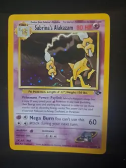 Pokemon Card Sabrina's Alakazam - Gym Challenge 16/132 - Holo Rare - Vintage - Image 1
