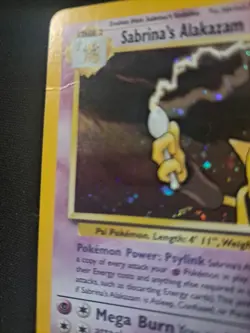 Pokemon Card Sabrina's Alakazam - Gym Challenge 16/132 - Holo Rare - Vintage - Image 2
