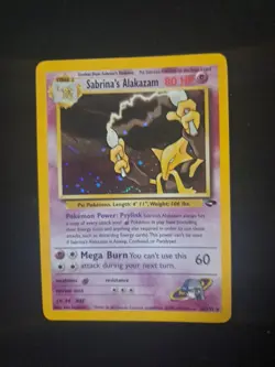 Pokemon Card Sabrina's Alakazam - Gym Challenge 16/132 - Holo Rare - Vintage - Image 4