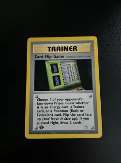 Pokemon Card Flip Game 92/111 1st Edition Neo Genesis Variant ￼ - Image 1