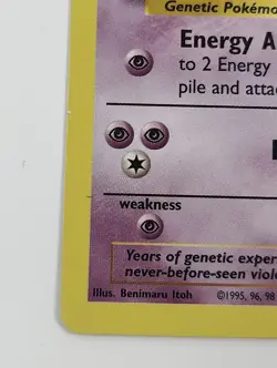 Mewtwo 14 Black Star Movie Promo WOTC Wizards Of The Coast Pokemon Card TCG - Image 4