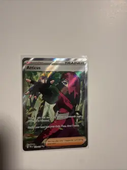 Pokemon TCG Atticus Trainer Prismatic Evolutions Ultra Rare Card 133/131 - Image 1