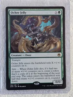 MTG Ochre Jelly #196 Adventures in the Forgotten Realms Card Rare NM - Image 5