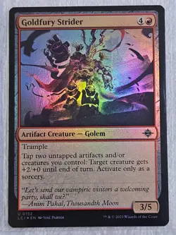 MTG Goldfury Strider FOIL #152 The Lost Caverns of Ixalan Card U NM - Image 4