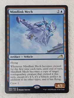 MTG Mindlink Mech #62 Kamigawa Neon Dynasty Magic Gathering Card Rare NM - Image 1