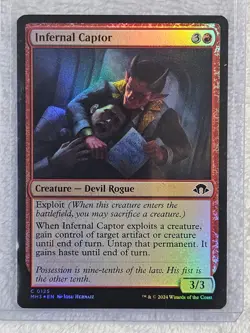 MTG Infernal Captor FOIL Modern Horizons 3 (MH3) #125 Magic Card NM - Image 5
