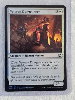 MTG Veteran Dungeoneer FOIL #40 Adventures in the Forgotten Realms Card NM - Image 5