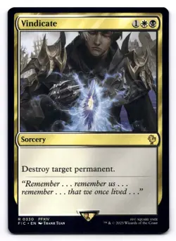 Vindicate NM Commander: Final Fantasy 0330 MTG Regular - Image 1