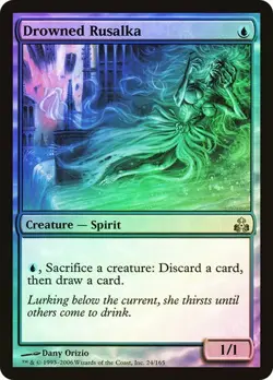 Guildpact MTG Foil Drowned Rusalka Magic - Image 1