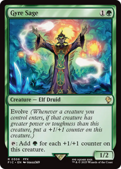 Gyre Sage (REGULAR) x1 - MTG Final Fantasy Commander FIC #306 - Image 1