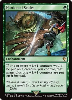 Hardened Scales (REGULAR) x1 - MTG Final Fantasy Commander FIC #307 - Image 1