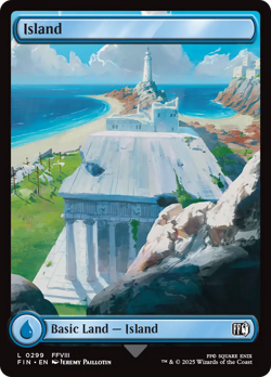 Island (REGULAR) x1 - MTG Final Fantasy FIN #299 - Image 1