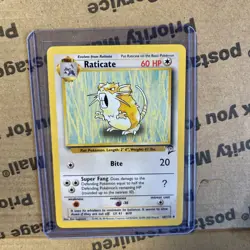 Pokemon BASE SET 2 Card 58/130 Raticate NM - Image 1