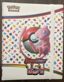 NEW Pokemon Scarlet & Violet 151 MEW BINDER ONLY 20 Page - Image 1