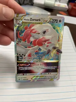 Hisuian Zoroark VSTAR SWSH298 Holographic Black Star Promo Pokemon TCG - Image 1