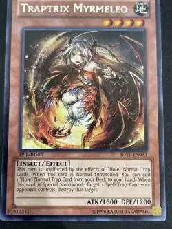 Traptrix Myrmeleo - JOTL-EN033 - Rare Yugioh NM 1st Edition - Image 1