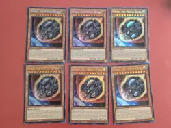 6x Yugioh Nibiru the Primal Being RA01-EN015 PCR Secret Rare Ultra Rare - Image 1