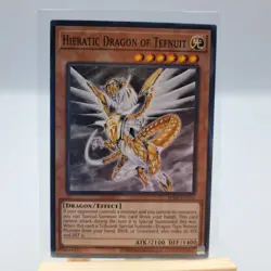 Yugioh TCG Single Card Hieratic Dragon Of Tefnuit #010 - Image 1