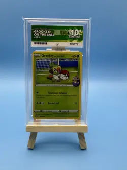 Ace 10 Graded Card Grookey On The Ball 003/005 Promo 2020 Pokemon TCG - Image 1