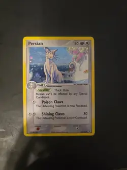 Persian 44/112 Ex FireRed & LeafGreen Reverse Holo Foil Stamped Era Pokemon Card - Image 1