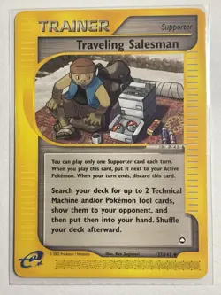 Traveling Salesman 137/147 - Aquapolis Non Holo Pokemon Card - Image 1