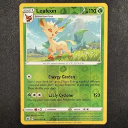 Pokemon TCG Leafeon SWSH Astral Radiance 013/189 Reverse Holo Rare Card 1 - Image 1