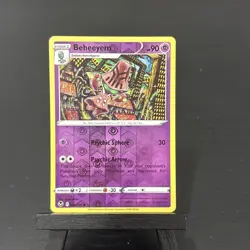 Pokemon TCG - Beheeyem 080/195 - Uncommon Reverse Holo Card - Silver Tempest - Image 1