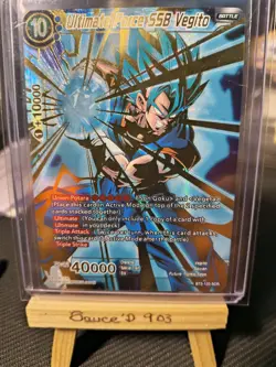 Dragon Ball Super Card BT2-123 SCR Ultimate Force SSB Vegito - Image 1